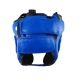 Шлем для самбо и MMA ESKHATA кожа синий