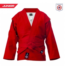 Куртка для самбо ВФС BRAVEGARD Ascend Junior красная